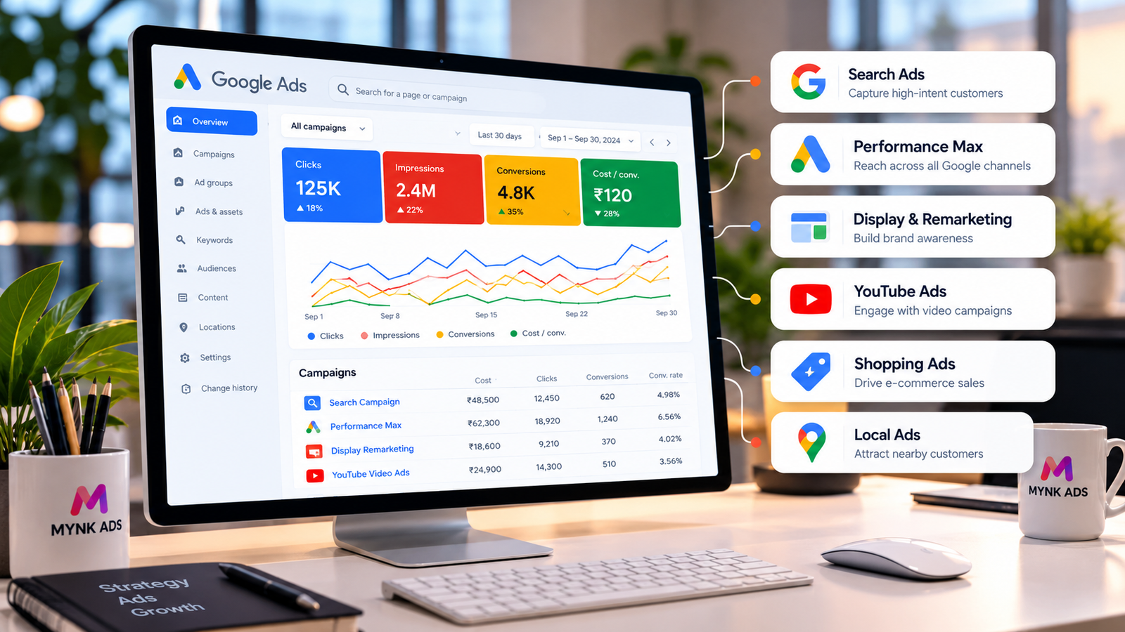 google ads analytics workspace